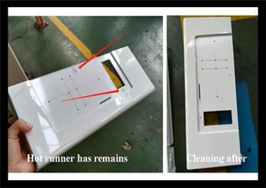 Purging Compound for PC Color Change in an Injection Hot Runner