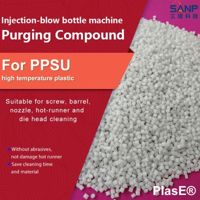 Injection-blow bottle machine PPSU plastic purging