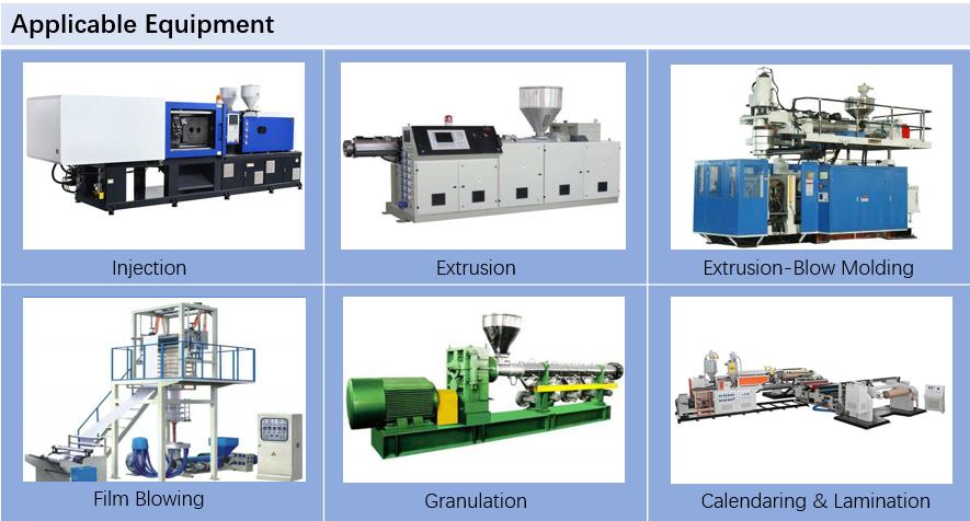 Injection-General Plastic Purging Compound Applicable Equipment