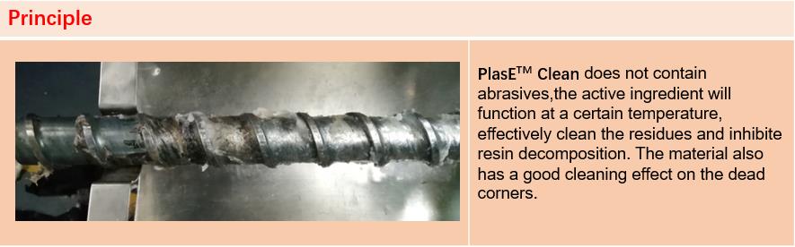 Injection - Engineering Plastic Purging Compound Principle