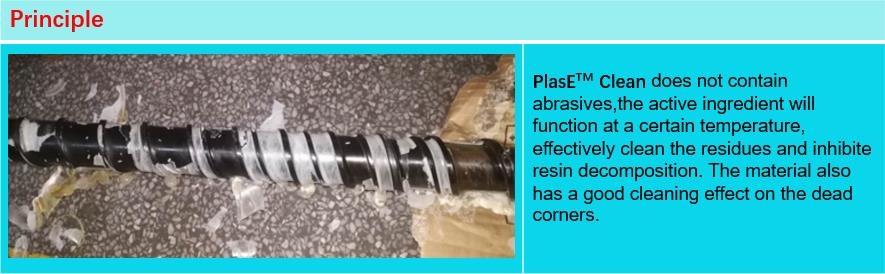 Injection - High Temperature Plastics Purging Compound Principle