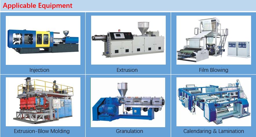 PC Injection Purging Compound Applicable Equipment