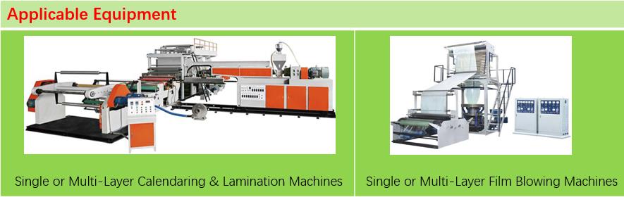 Calendaring & Lamination – General Plastic Purging Compound Applicable Equipment