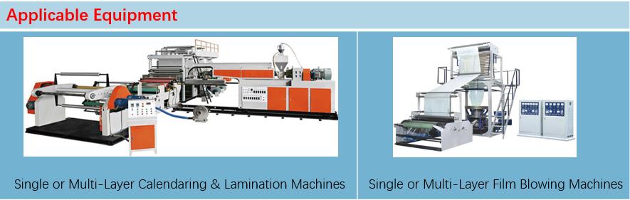 Calendaring & Lamination – Engineering Plastic Purging Compound Applicable Equipment