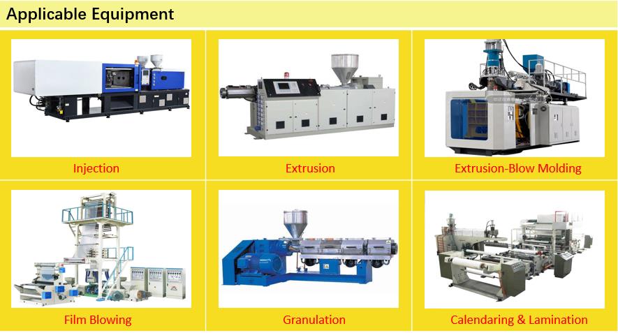 Extrusion - Engineering Plastic Purging Compound Applicable Equipment