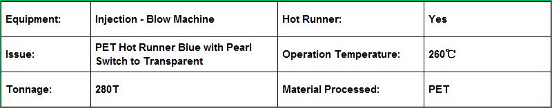 Injection-Blow Purging Compound for PET Hot Runner & Screw Color Change information.jpg