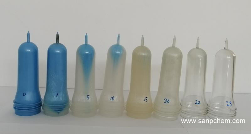 Injection-Blow bottle machine PET purging compound for PET preform color change.jpg